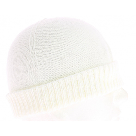 Bonnet commandant Cousteau blanc Bonnet commandant Cousteau blanc