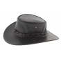 Eureka hat in buffalo leather