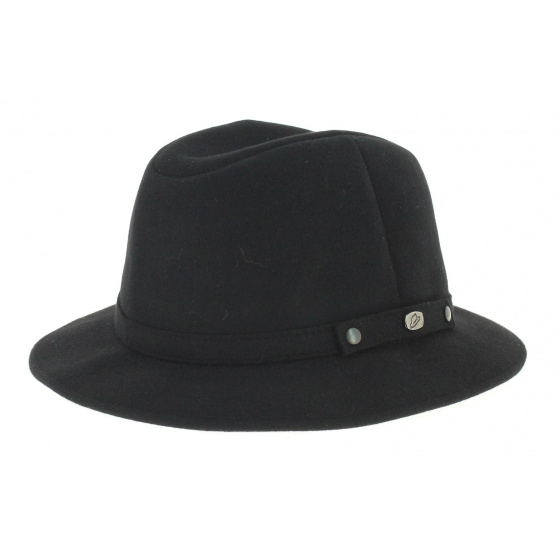 Borsalino with folded edge - Foldable felt