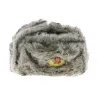 Grey USSR faux fur hat