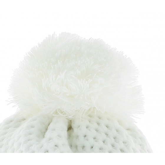 Le Drapo White Jacquard Hat