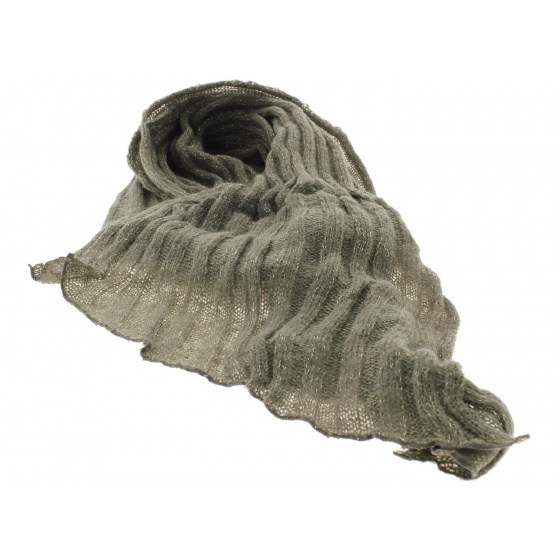 Fancy taupe scarf
