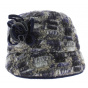 Cloche Hat 20's Wool Blue - Traclet