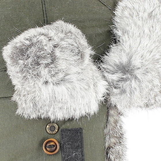 Khaki Stetson Boulder Lapeer Trapper Hat