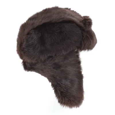 Chapka Fourrure Lapin - achat chapka Traclet-Marron Reference : 4134 | Chapellerie Traclet