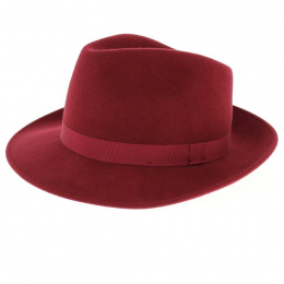 Chapeau Fedora Feutre Laine Caroube- Traclet