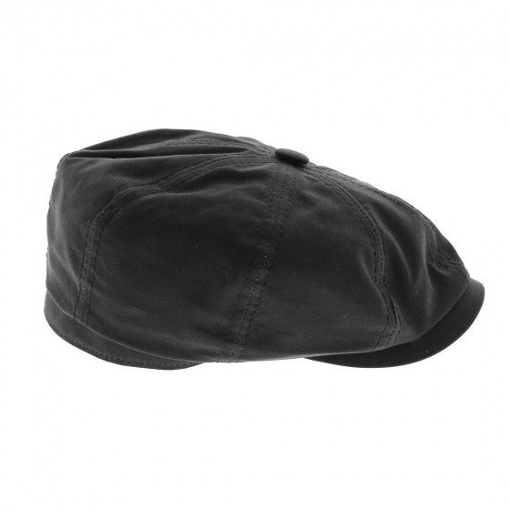 Stetson Black Hatteras Waterproof Cotton Cap Stetson Black Hatteras Waterproof Cotton Cap