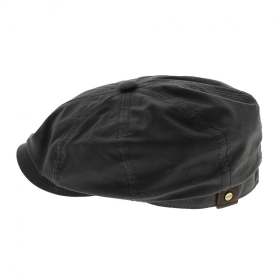 Stetson Black Hatteras Waterproof Cotton Cap Stetson Black Hatteras Waterproof Cotton Cap