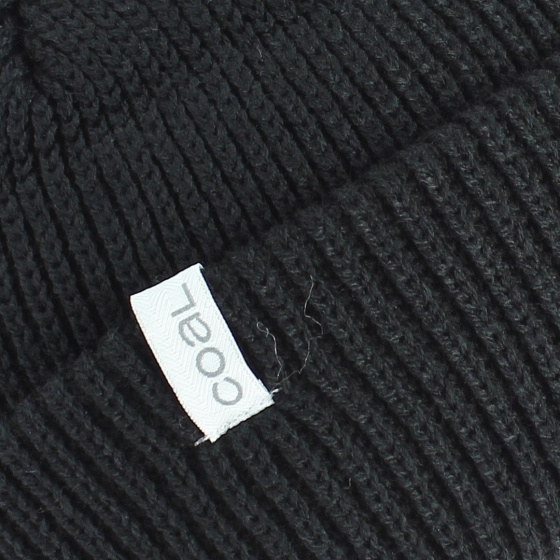 The Frena Black Beanie - Coal