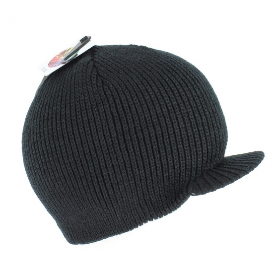 The Basic Black Beanie - Coal