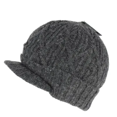 Bonnet The Yukon Brim Coal Reference : 4177 | Chapellerie Traclet