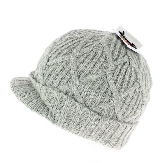 The Yukon Brim Coal Grey Beanie