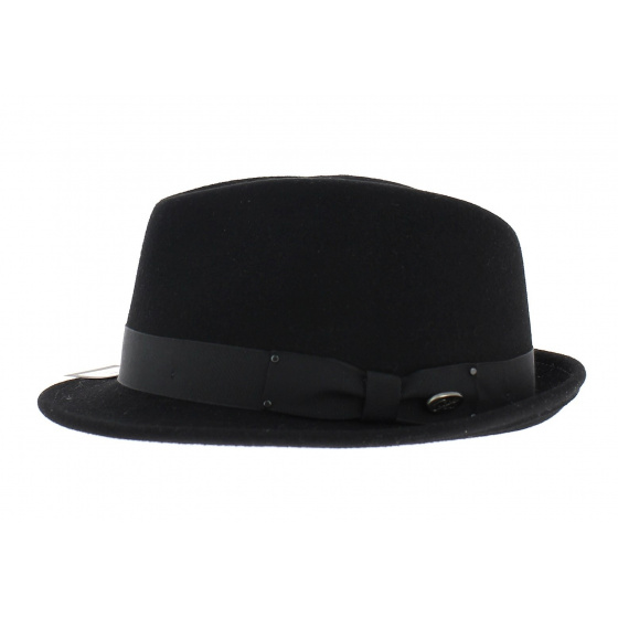 Chapeau Trilby Wynn Noir - Bailey