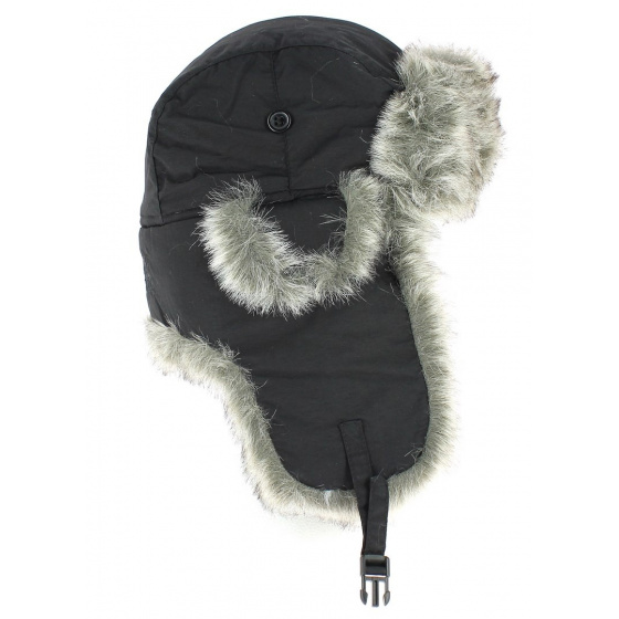 Chapka enfant  fausse fourrure noire