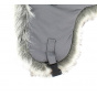 Children's anthracite faux fur trapper hat