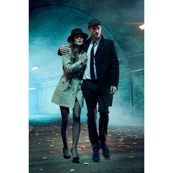 Chapeau Fedora  Curtis Noir Made in USA- Bailey