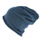 Navy Brooklyn Oversized Beanie