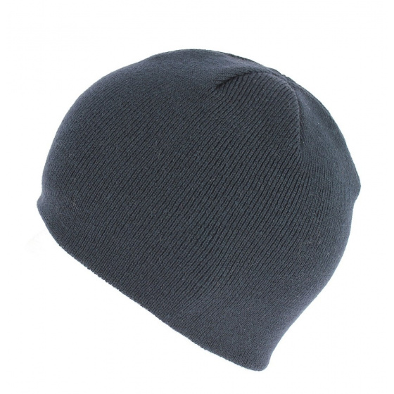 Navy Acrylic Cuffless Pull On