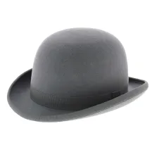 chapeau melon gris - achat chapeau melon Reference : 4279 | Chapellerie Traclet