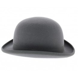 Chapeau Melon Feutre Laine Gris - Traclet