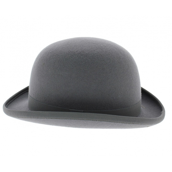 Chapeau Melon Feutre Laine Gris - Traclet