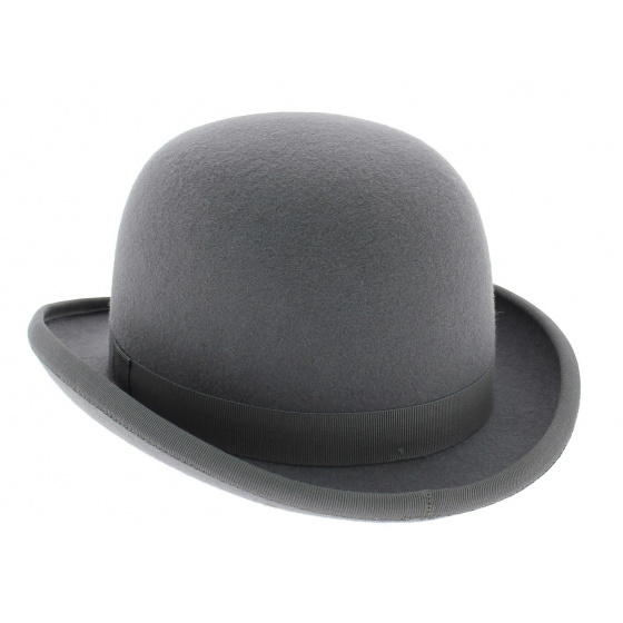 Chapeau Melon Feutre Laine Gris - Traclet