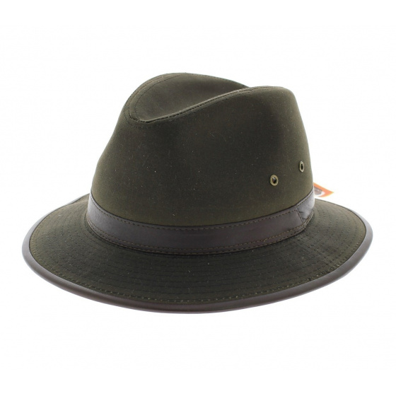 Oiled fabric hat
