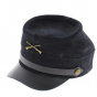 Union army leather cap