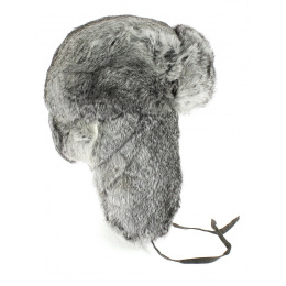 Rabbit Fur Ushanka Hat - Traclet
