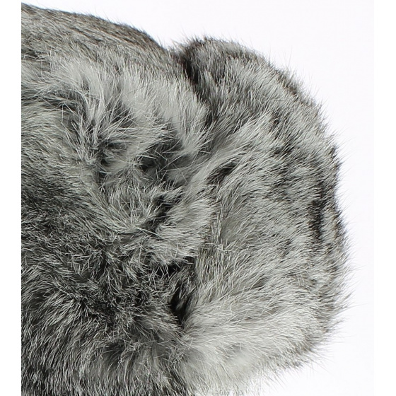Rabbit Fur Ushanka Hat - Traclet Rabbit Fur Ushanka Hat - Traclet