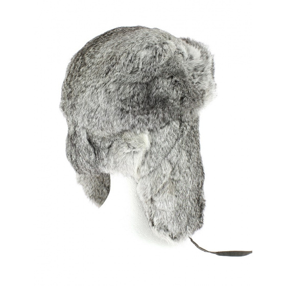 Rabbit Fur Ushanka Hat - Traclet Rabbit Fur Ushanka Hat - Traclet