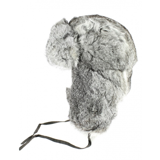 Rabbit Fur Ushanka Hat - Traclet Rabbit Fur Ushanka Hat - Traclet