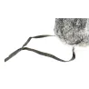 Rabbit Fur Ushanka Hat - Traclet - Mouse Grey Reference: 612 | Traclet Millinery