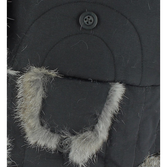 Chapka Fourrure - Lapeer Noire Chapka Fourrure - Lapeer Noire