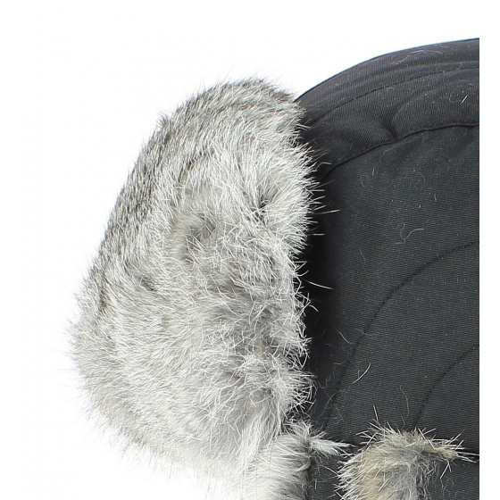 Fur Ushanka - Black Lapeer Fur Ushanka - Black Lapeer