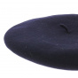 Basque beret Sare Pure Wool Waterproof navy- Élosegui
