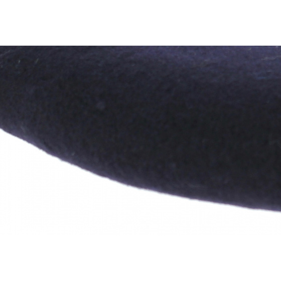 Béret Basque Sare Pure Laine Imperméable marine- Élosegui