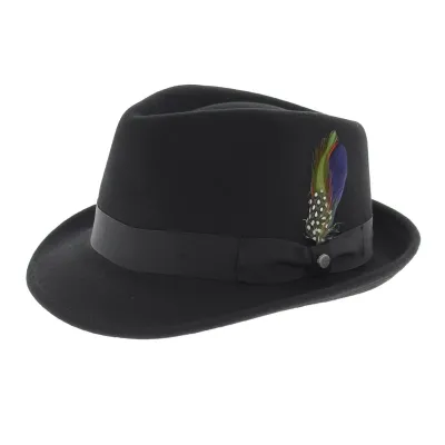 Chapeau Elkader Noir Trilby Stetson