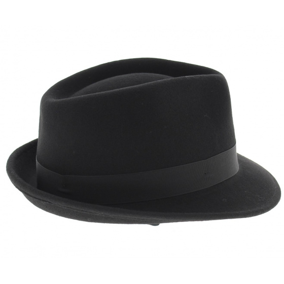 Chapeau Elkader Noir Trilby Stetson