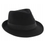 Black Elkader Trilby Hat by Stetson