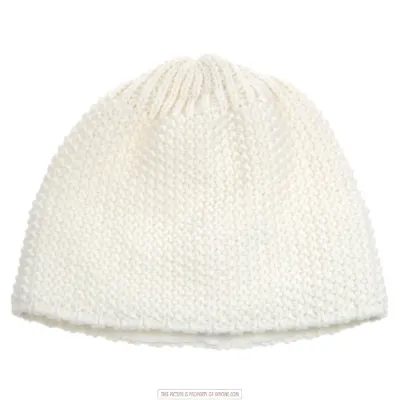 Short White Picard Beanie - Keyone  Reference: 4329 | Traclet Hat Shop