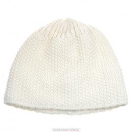 Short White Picard Beanie - Keyone
