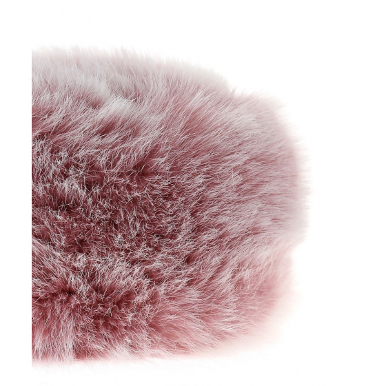 Pink Faux Fur Roberti Beanie - Traclet