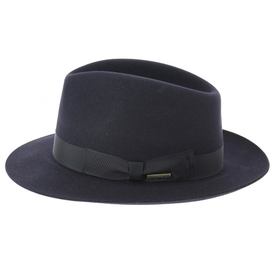 Navy Bogart Penn Hat - Stetson