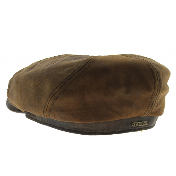 stetson cap leder