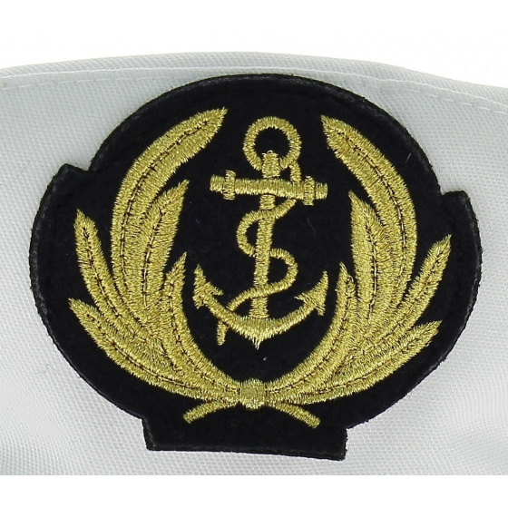 White Captain's Cap