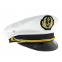 White Captain's Cap
