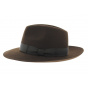 Brown Fur Felt Bogart Hat