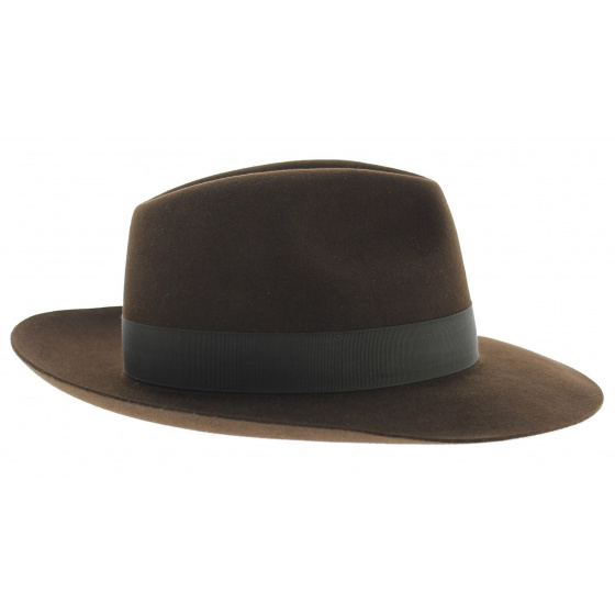 Brown Fur Felt Bogart Hat Brown Fur Felt Bogart Hat