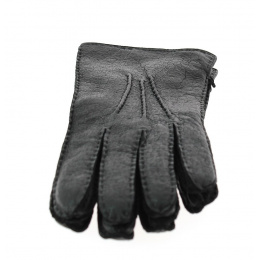 Gants cuir Pécari doublé laine- Roeckl